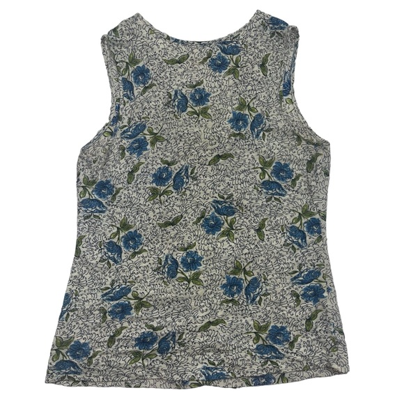 Ric Rac Sleeveless Floral Shirt Size S - Picture 3 of 6